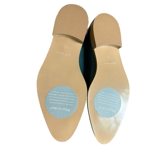 Everlane Womens Shoes The Modern‎ Loafer Ivy Green Leather Slip On Size 5 - Picture 5 of 6